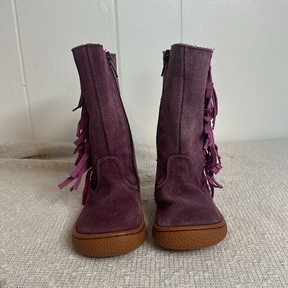 LIVIE & LUCA x MATILDA JANE  Sonoma Purple Fringe Boots Toddler size 5 - Picture 3 of 10